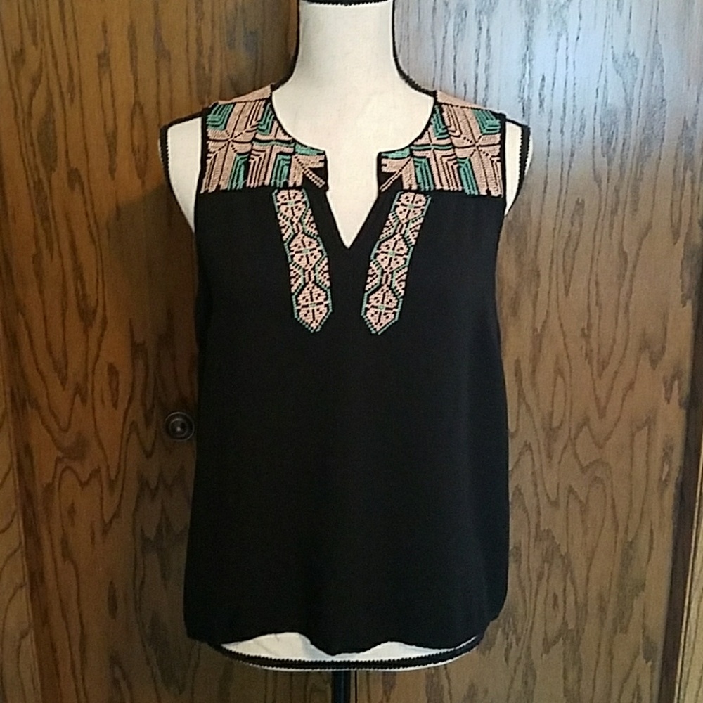 Adorable Cross Stitched Tank